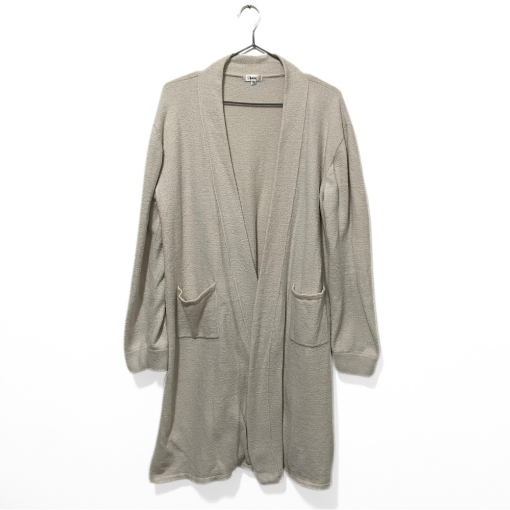 Knix Cream Teddy Thick Comfortable Lounge Soft Open Front Cardigan Size XL